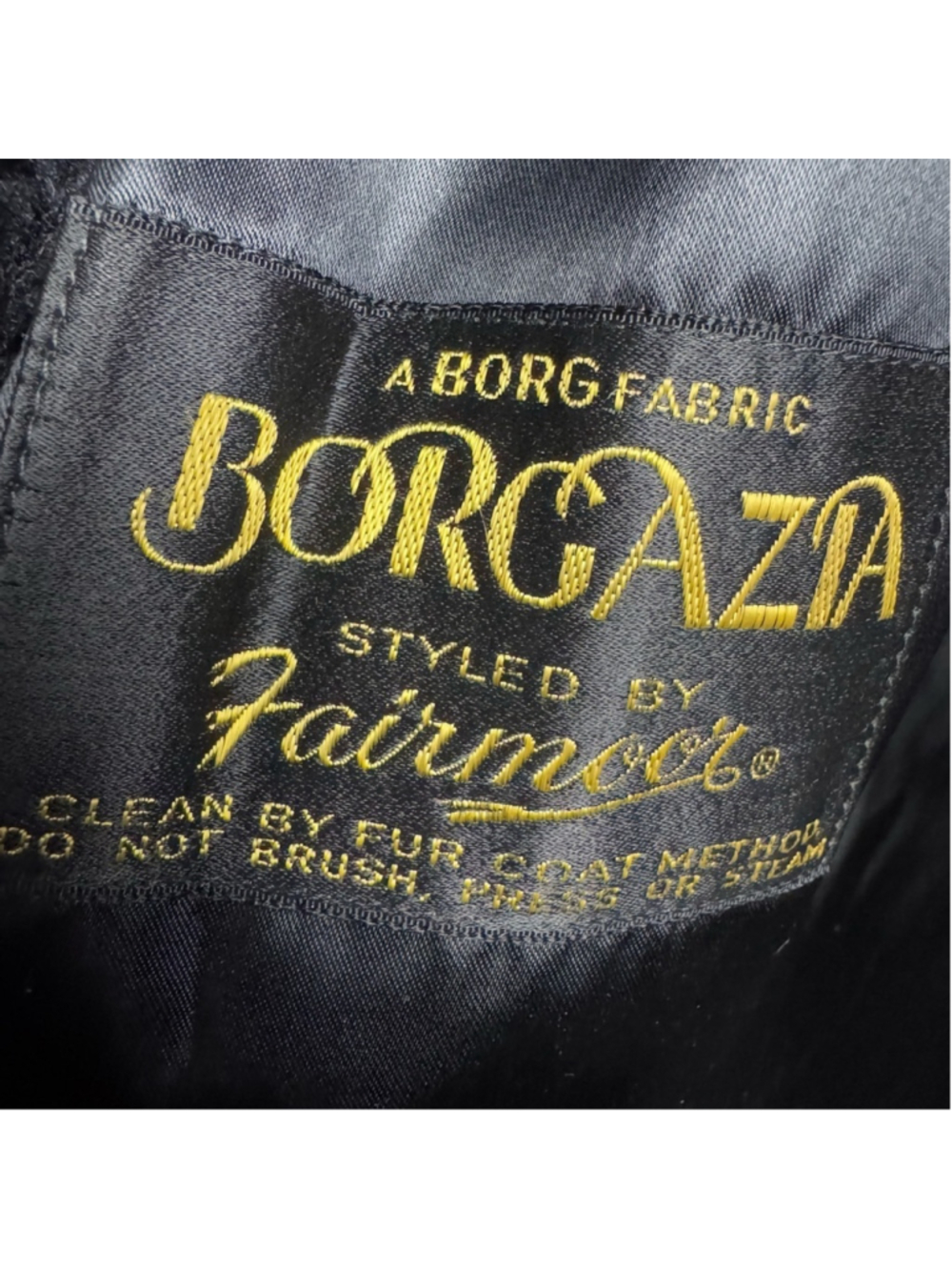 Vintage Borgaza Faux Fur knee length Heavy Winter Coat - Picture 6 of 10